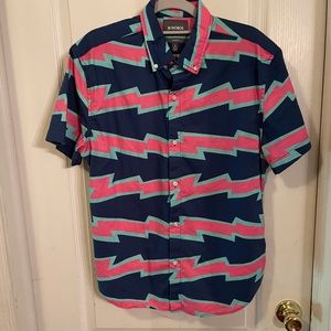 Bonobos Riviera S/S Button Down; Medium Short